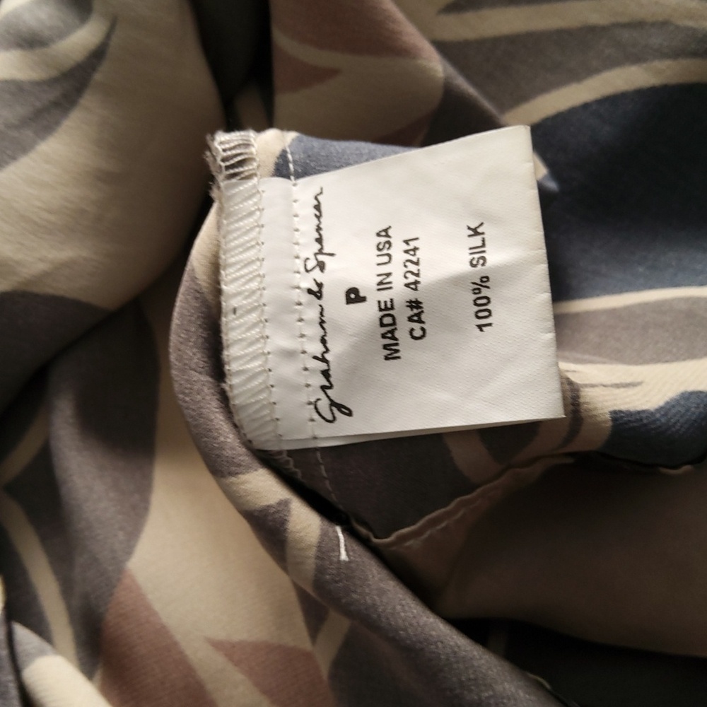 GRAHAM & SPENCER Silk Flower Print Dress - Picture 8 of 8